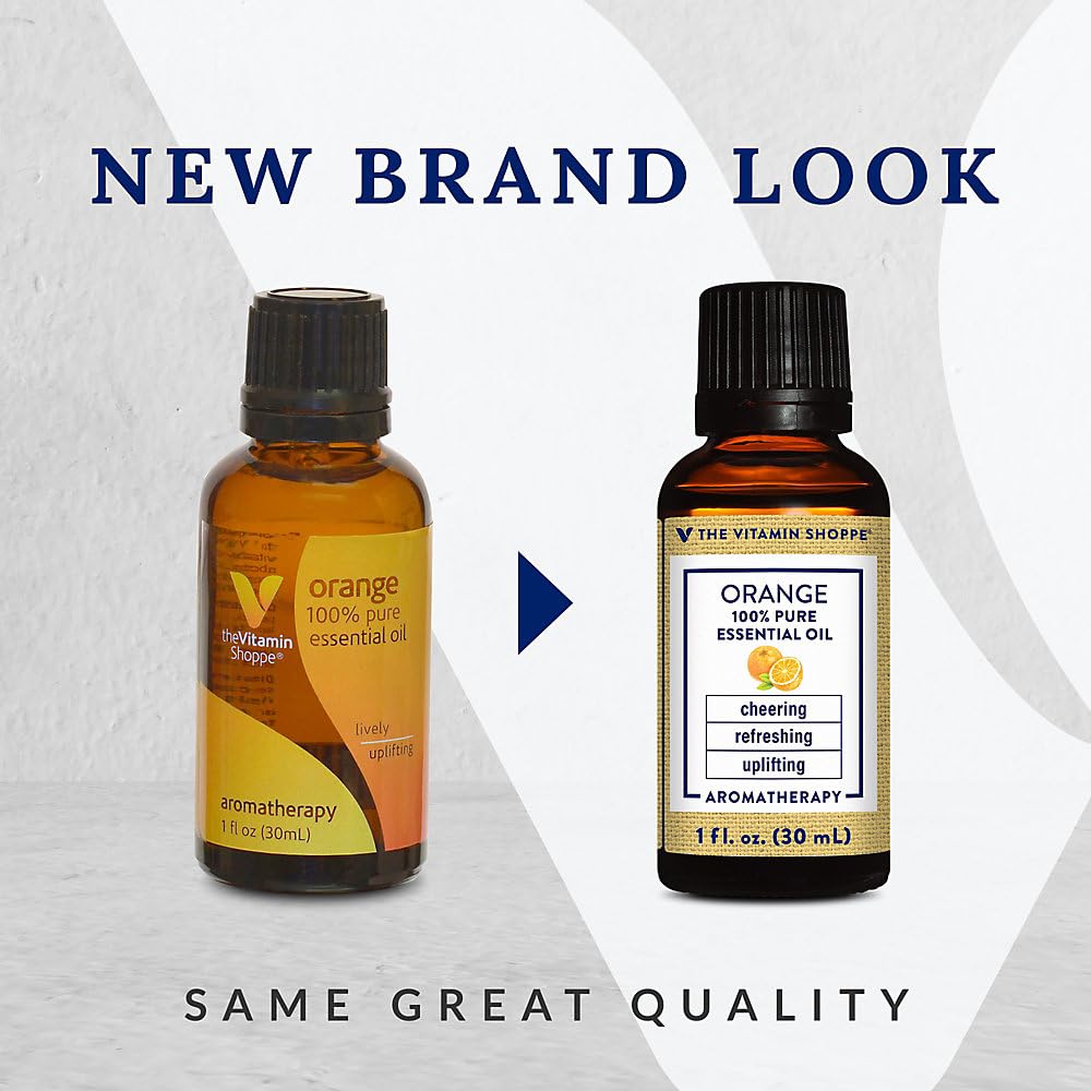 Orange - 100% Pure Essential Oil - Cheering, Refreshing, & Uplifting Aromatherapy (1 fl. oz.)