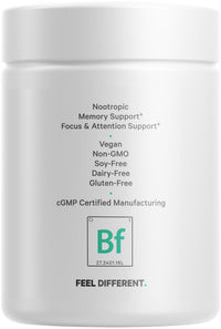 Thumbnail for Codeage Brain Focus Vitamins+ Nootropic Supplement with Citicoline as Cognizin, Panax Ginseng, Resveratrol, Gotu Kola, Vitamin B12 Methylcobalamin - Liposomal Delivery - Non-GMO - 60 Capsules