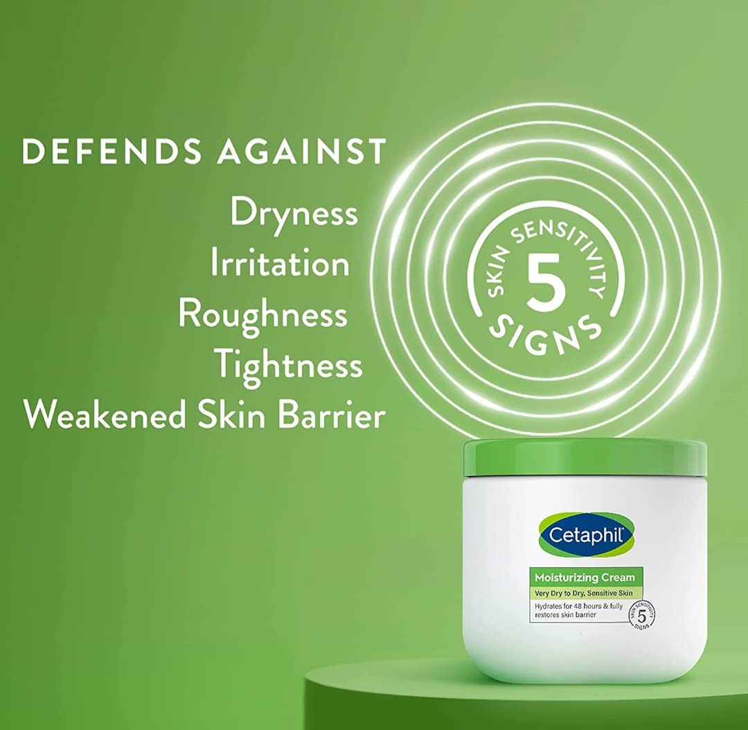 Cetaphil Moisturizing Cream Ultimate with Prebiotic Aloe, Very Dry to Dry Sensitive Skin, 2 Pack - 20 Ounce and 16 Ounce