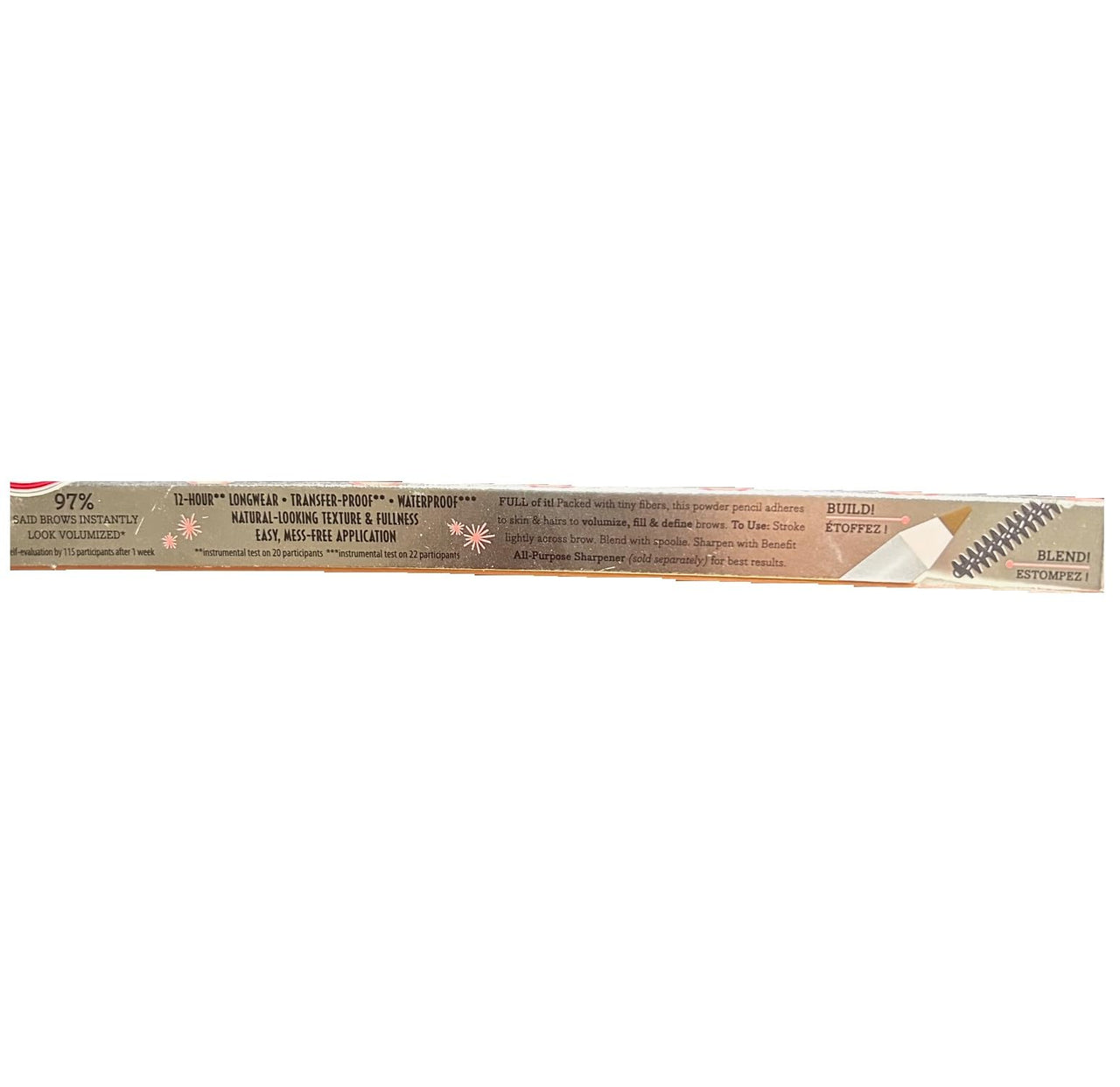Benefit Cosmetics Gimme Brow+ Volumizing Fiber Eyebrow Pencil 2.5, 0.04 Ounce (Pack of 1)