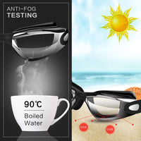 Thumbnail for Hurdilen Swim Goggles Swimming Goggles No Leaking with Nose Clip, Earplugs, Swim Cap and Case for Men Women