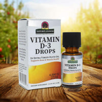 Thumbnail for Nature's Answer Vitamin D-3 Drops 4000 IU 0.5 Fluid Ounce | Natural Immune Booster | Promotes Muscle and Bone Function | Supports Cardiovascular Health