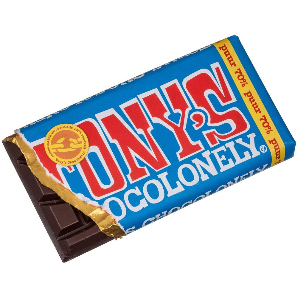 Tony's Chocolonely Dark Chocolate 70% puur 180 g