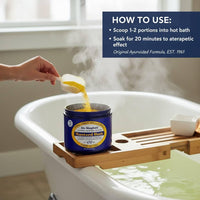 Thumbnail for Dr. Singha's Mustard Bath Salts - 8 oz Herbal Bath Soak with Essential Oils for a Relaxing and Rejuvenating Experience - Made in USA