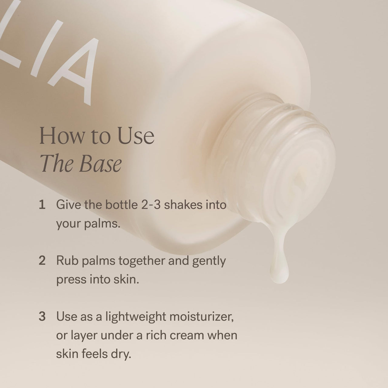 ILIA - The Base Face Milk Essence + Lightweight Moisturizer | Non-Toxic, Vegan, Cruelty-Free, Clean Makeup (Travel Size, 1 fl oz | 30 ml)