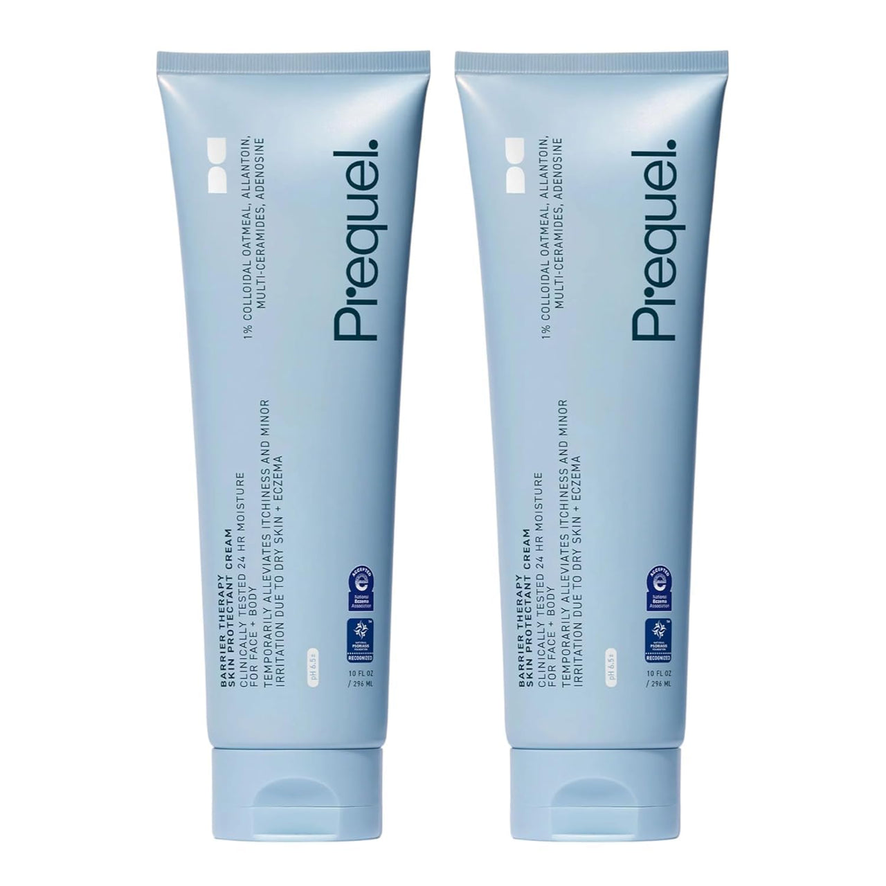 Prequel – Barrier Therapy Skin Protectant Cream for Face and Body – Advanced Skin Barrier Repair Moisturizer To Soothe Dry, Irritated Skin And Lock In Moisture – 2 Pack