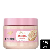 Thumbnail for Dove Moisturizing Strawberry Crumb Cake Body Wash & Scrub Combo, 20oz Wash + 15oz Scrub, Limited Edition, Paraben & Sulfate Free, For Body, Improves Skin Texture, Moisturizes
