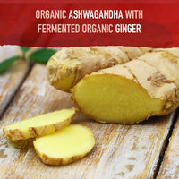Thumbnail for Garden of Life Organic Ashwagandha Supplement with Probiotics & Ginger - Stress, Mood & Energy Support, Vegan, Gluten Free, Non GMO, 2 Month Supply, 60 Tablets