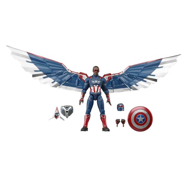 Marvel Legends Series Captain America Collectible Captain America: Brave New World Deluxe 6 Inch Action Figure