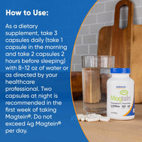 Thumbnail for Nutricost Magnesium L-Threonate As Magtein 2000mg, 120 Capsules - Non-GMO, Gluten Free, Vegetarian Friendly