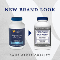 Thumbnail for The Vitamin Shoppe Men's Multivitamin - Complete Daily Multi with Essential Vitamins & Minerals for Men's Health (120 Tablets)