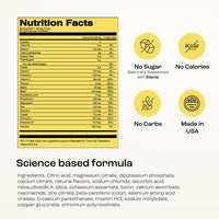 Thumbnail for KEY NUTRIENTS Multivitamin Electrolytes Powder No Sugar - Refreshing Lemonade Electrolyte Powder - Sodium & Energy Supplement - Hydration Powder - No Calories - 90 Servings - Made in USA