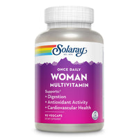 Thumbnail for SOLARAY Once Daily Woman Multivitamin with Iron, Cellular Energy, Digestion, Red Blood Cell Support, Multivitamin for Women w/Vitamin D, Vitamin B12, Prenatal Vitamins Support w/Folic Acid, 90 Serv