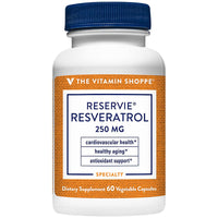 Thumbnail for The Vitamin Shoppe Reservie™ Trans Resveratrol 250MG, Antioxidant That Supports Healthy Aging, Cellular and Cardiovascular Health (60 Veggie Caps)