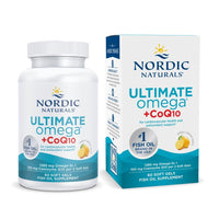 Thumbnail for Nordic Naturals Ultimate Omega + CoQ10, Lemon - 60 Soft Gels - 1280 mg Omega-3 + 100 mg CoQ10 - Heart Health, Cellular Energy, Antioxidant Support - Non-GMO - 30 Servings