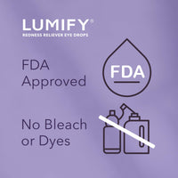 Thumbnail for LUMIFY Eye Drops for Red Eyes, Redness Reliever for Brighter Looking Eyes, Works in 1 Minute & Lasts Up to 8 Hours, Eye Drops, 0.08 Fl Oz (2.5 mL)