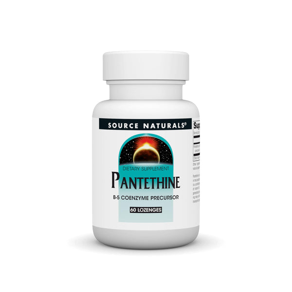 Source Naturals Pantethine B-5 Coenzyme Precursor, 25 mg - 60 Lozenges