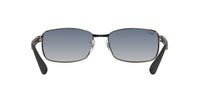 Thumbnail for Ray-Ban RB3478 Rectangular Sunglasses, Gunmetal Frame/Blue Polarized Lens, 60 mm
