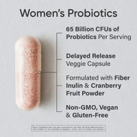 Thumbnail for Sports Research® Women's Supplement Pack - Evening Primrose Supplement from Cold Pressed Oil, Vegan Biotin 10,000mcg with Coconut Oil & Women's Probiotics with Prebiotics, 65 Billion CFU
