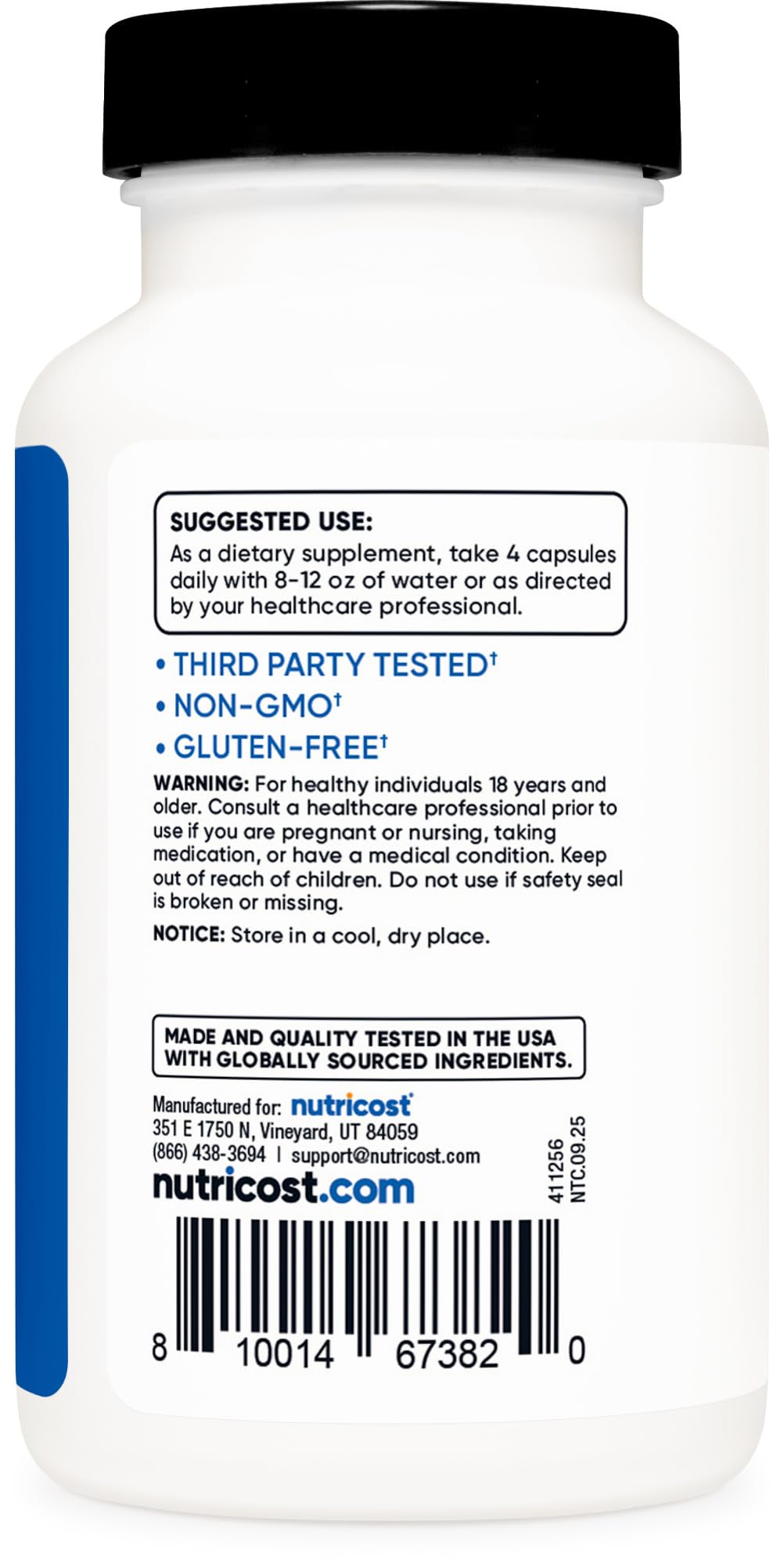 Nutricost Ursolic Acid 300mg, 120 Capsules - Vegetarian, Non GMO, Gluten Free, Soy Free