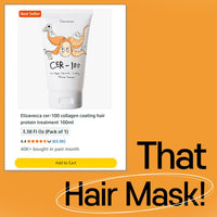 Thumbnail for Elizavecca cer-100 collagen coating hair protein treatment 100ml
