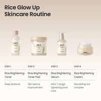 Thumbnail for SKINFOOD Rice Brightening Toner Pad, Korean Skincare Face Toner Pads with 48 Hours Fermented Rice Water for Glow Glass Skin, Hydrating, 100% Cotton Pad, Vegan, 8.81 oz(60 Pads)