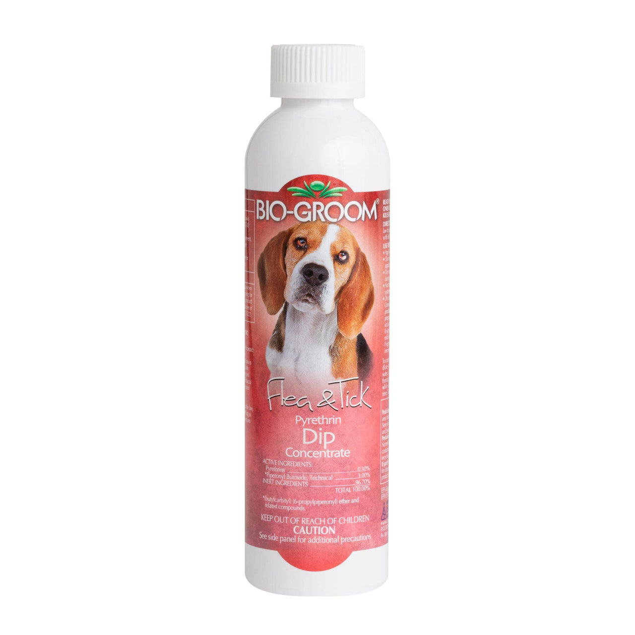 Bio-Groom Flea & Tick Dog Concentrate - Flea and Tick Prevention for Dogs, Cat Flea Treatment, Cruelty-Free, Made in USA, Natural Repellent, Pyrethrin Insecticide - 8 fl oz 1-Pack