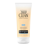 Thumbnail for Neutrogena Deep Clean Daily Facial Cream Cleanser with Beta Hydroxy Acid to Remove Dirt, Oil & Makeup, Alcohol-Free, Oil-Free & Non-Comedogenic, 7 fl. oz