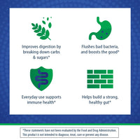 Thumbnail for Florastor Advanced Gas and Bloat Probiotic, Digestive Enzymes and Botanicals, Plus Probiotics for Digestive Health, 30 Capsules