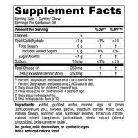 Thumbnail for Nordic Naturals Zero Sugar Children’s DHA Vegetarian Gummy Chews - Passion Fruit Lemon Flavor - 30 Gummies - Vegan Algae Oil Omega-3 Supplement for Kids Brain & Cognition Support - 30 Servings