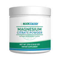 Thumbnail for Rootcology by Dr. Izabella Wentz | Magnesium Citrate Powder | 300mg Magnesium for Relaxation and Regularity Support | Natural Mixed Berry Flavor | 270g / 60 Servings