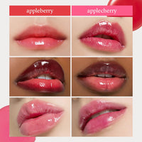 Thumbnail for NOONI Korean Lip Oil Set - Appleberry & Applecherry | Long-Lasting, Moisturizing, Plumping, Revitalizing for Dry Lips, Waterproof, No Peel Off, Stocking Stuffers, lip plumper 0.12 FL Oz x 2ea