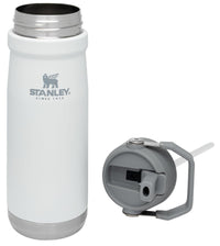 Thumbnail for Stanley IceFlow Flip Straw Water Bottle 22 oz | Built-In Straw for Travel and Sports | Lightweight and Leak Resistant | Insulated Stainless Steel | BPA-Free | Polar