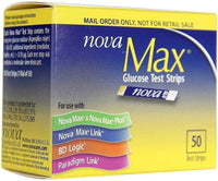 Thumbnail for Nova Max Glucose Test Strips 250Ct. Nfrs Bundle Savings (5 boxes of 50Ct= 250CT Total)