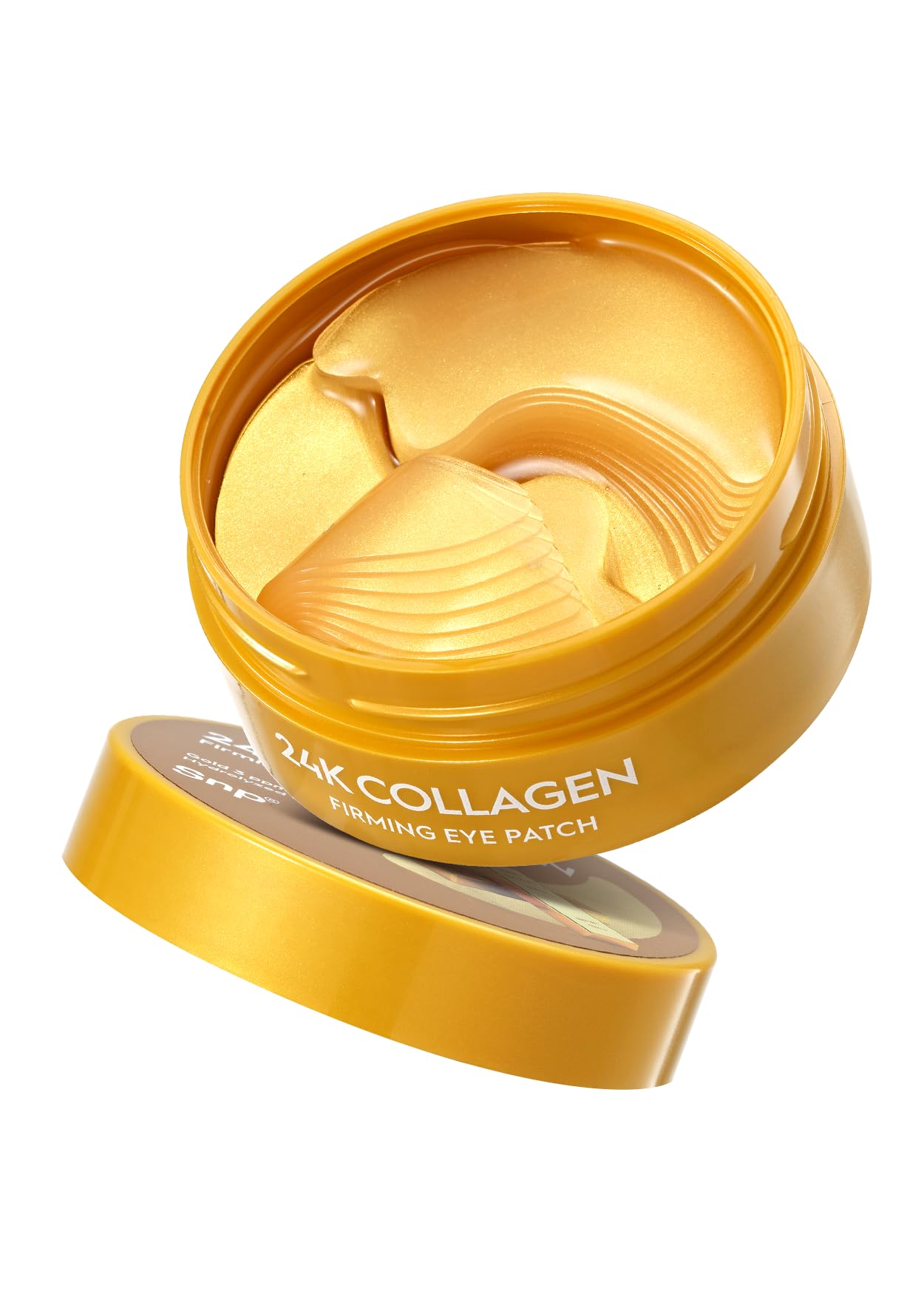 Snp 11,900mg Collagen + 24K Gold Firming Eye Patch | Wrinkles Firming Under Eye Patch | Tightening & Hydrating for All Skin | Under Eye Patches for Dark Circles | Korean Skincare Eye Mask | 60 Patches