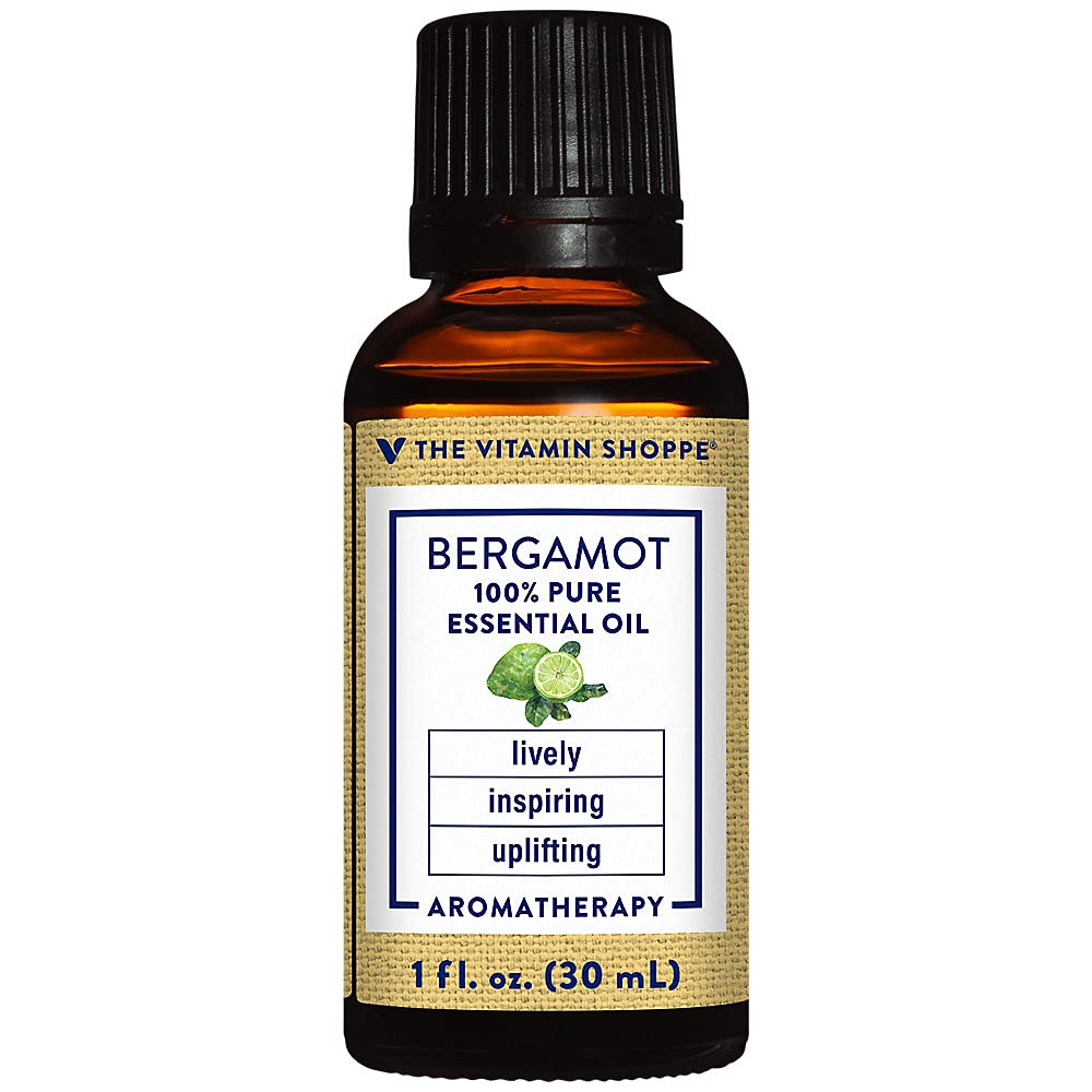 Bergamot - 100% Pure Essential Oil - Lively, Inspiring, & Uplifting Aromatherapy (1 fl. oz.)