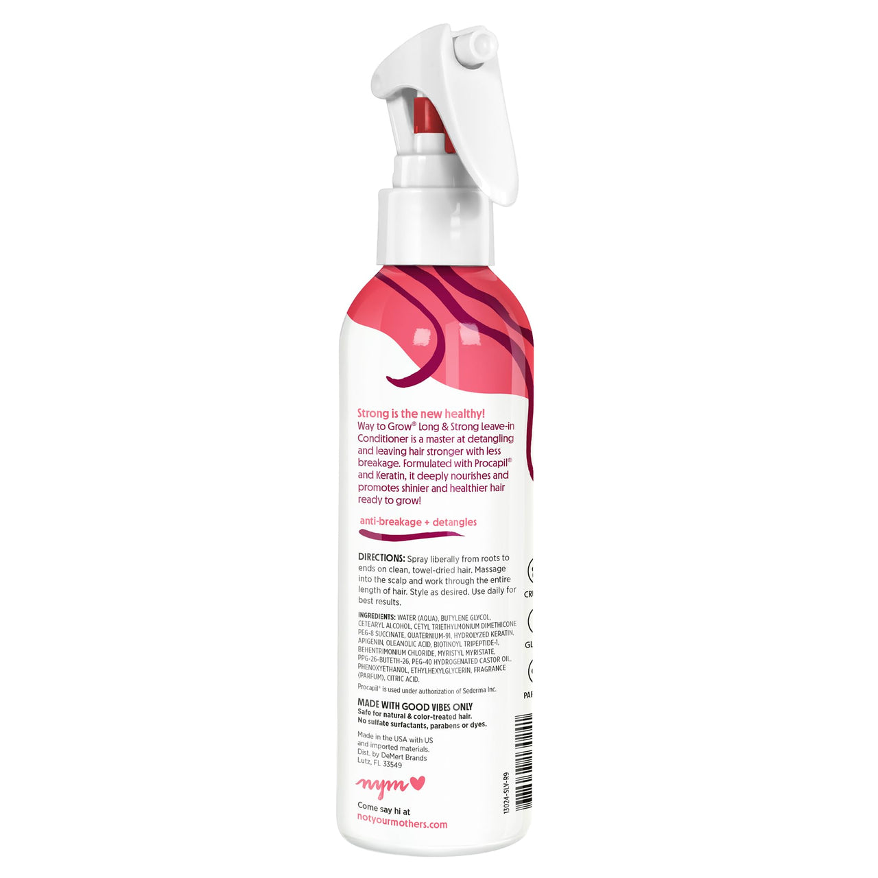 Not Your Mother's Way to Grow Leave-In Conditioner, pack of 2, 6.0 Fl Oz each