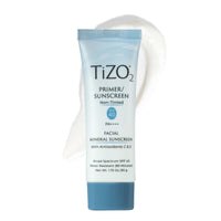 Thumbnail for TiZO2 Facial Mineral Sunscreen and Primer, Non-tinted Broad Spectrum SPF 40 with Antioxidants, Sheer matte finish, Fragrance-Free, Oil-Free, Dermatologist-recommended, PA++++ 1.75 oz