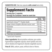 Thumbnail for Kyolic Aged Garlic Extract Formula 102, Cleanse & Digestion*, Ginger and Enzyme Complex, 200 Capsules