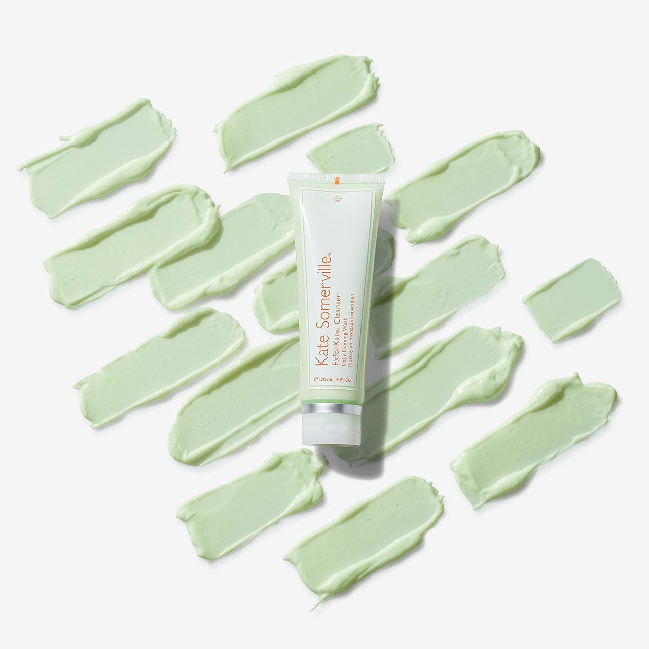 Kate Somerville ExfoliKate Cleanser – Daily Exfoliating Foaming Face Wash, Clinically Formulated Glycolic Acid and Lactic Acid Gentle Facial Scrub, Travel-Size, 1.7 Fl Oz