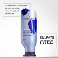 Thumbnail for Pureology Strength Cure Blonde Purple Conditioner for Blonde & Lightened Color-Treated Hair, 9 Fl Oz