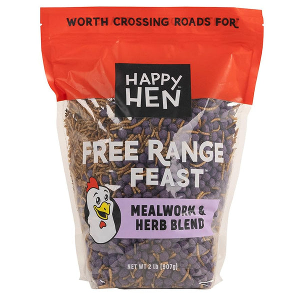 Happy Hen Treats Free Range Feast (Mealworm & Herb Blend)