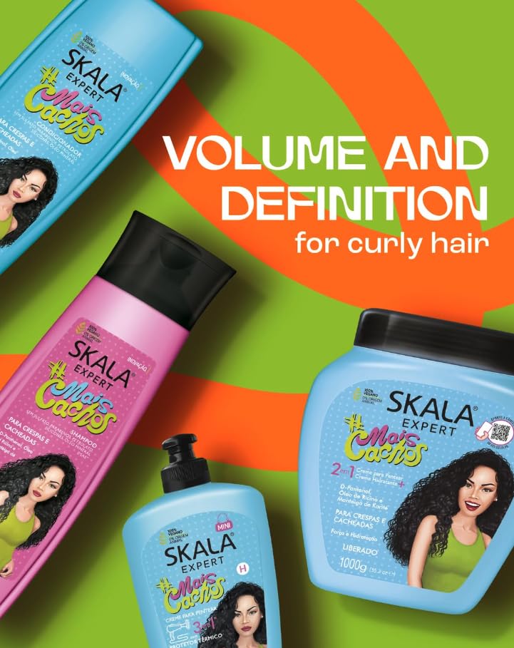 SKALA Expert Mais Cachos Shampoo and Conditioner 325 Ml Kit