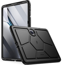 Thumbnail for Poetic TurtleSkin Case for OnePlus Pad 2 12.1 inch (2024), Heavy Duty Shockproof Rugged Kids Friendly Drop Protection Silicone Cover Case, Black