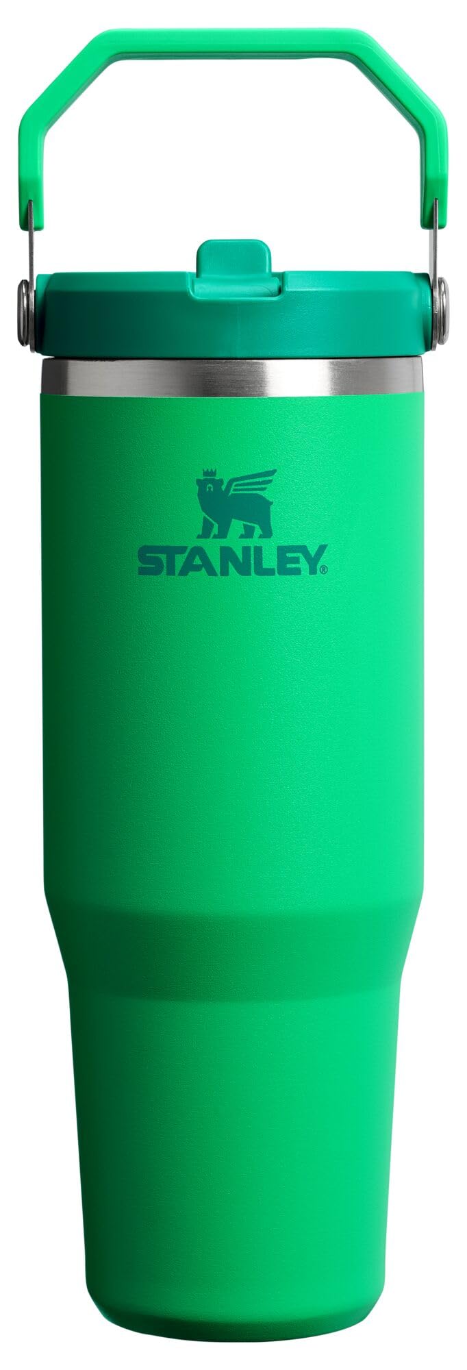 STANLEY IceFlow 2.0 Flip Straw Tumbler with Handle 30 oz | Twist On Lid and Flip Up Straw | Leak Resistant Water Bottle | Insulated Stainless Steel | BPA-Free | Meadow