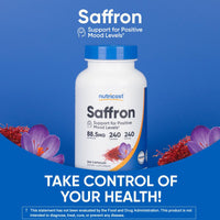 Thumbnail for Nutricost Saffron Extract 88.5mg, 240 Capsules - Veggie Caps, Non-GMO, Gluten Free