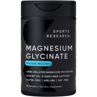 Thumbnail for Sports Research® Sleep Pack - Magnesium Glycinate 160mg & Double Strength L-Theanine Supplement 200 mg