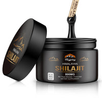 Thumbnail for Shilajit Pure Himalayan Organic Resin - 800mg Gold Grade Shilajit Resin with Fulvic Acid & 85+ Trace Minerals Complex for Energy, Strength & Immunity, Shilajit for Men & Women, 800mg