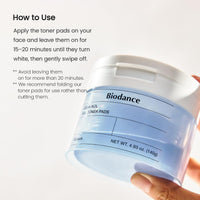 Thumbnail for Biodance Cera-NOL Gel Toner Pads, Deep Hydrating & Soothing Toner Pads for Sensitive Skin, Redness Reducing, Mositurizing, Pre-Soaked Pads, Korean Skin Careㅣ4.93 fl.oz.(140g)*60Pads
