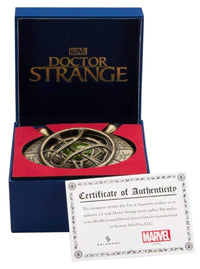 Thumbnail for Marvel’s Doctor Strange Eye of Agamotto Replica Necklace | Officially Licensed Marvel Collectible Prop | Premium Quality Movie Replicas | Superhero Accessory Perfect For Cosplay, Costumes, Halloween